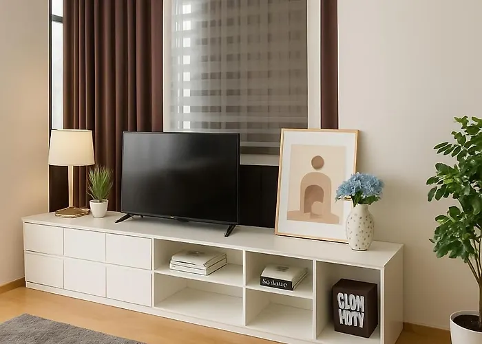 公寓 Spacious 2 King Beds, Balcony With View, Near Nana Bts 曼谷